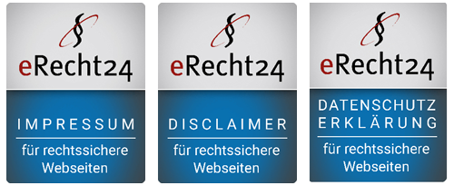 eRechts24 Sigel für rechtssichere Websites